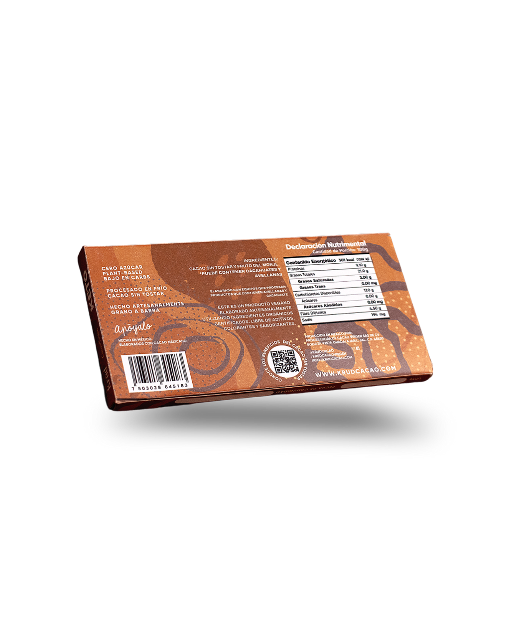 Barra KETO de Cacao Crudo 90%