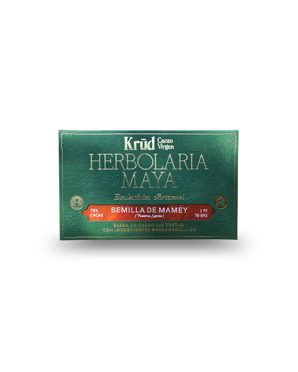 Barra de Cacao de Herbolaria Maya - Semilla de Mamey