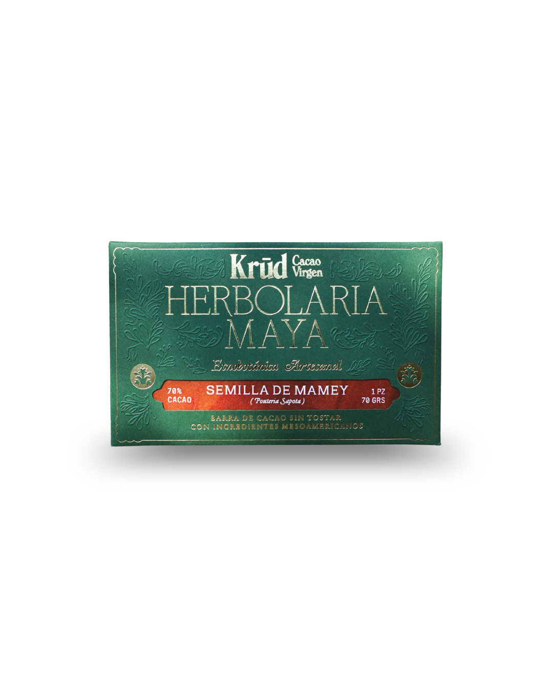 Barra de Cacao de Herbolaria Maya - Semilla de Mamey