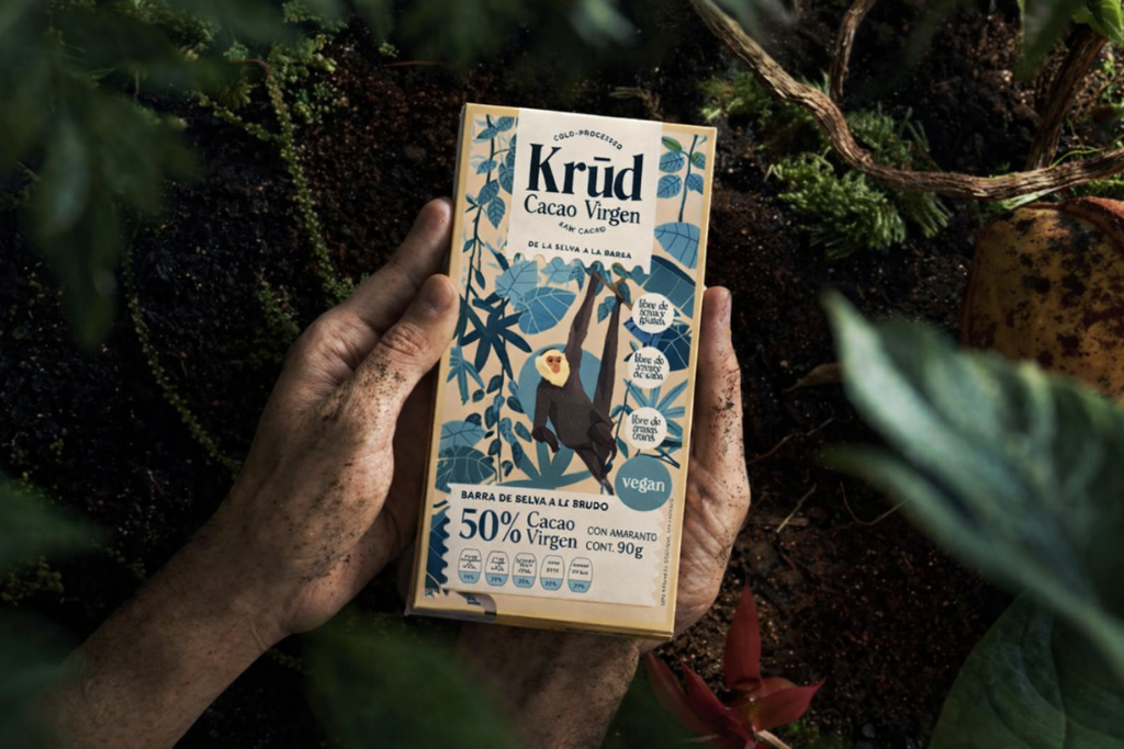 Barra de Cacao Crudo 50% con Canela