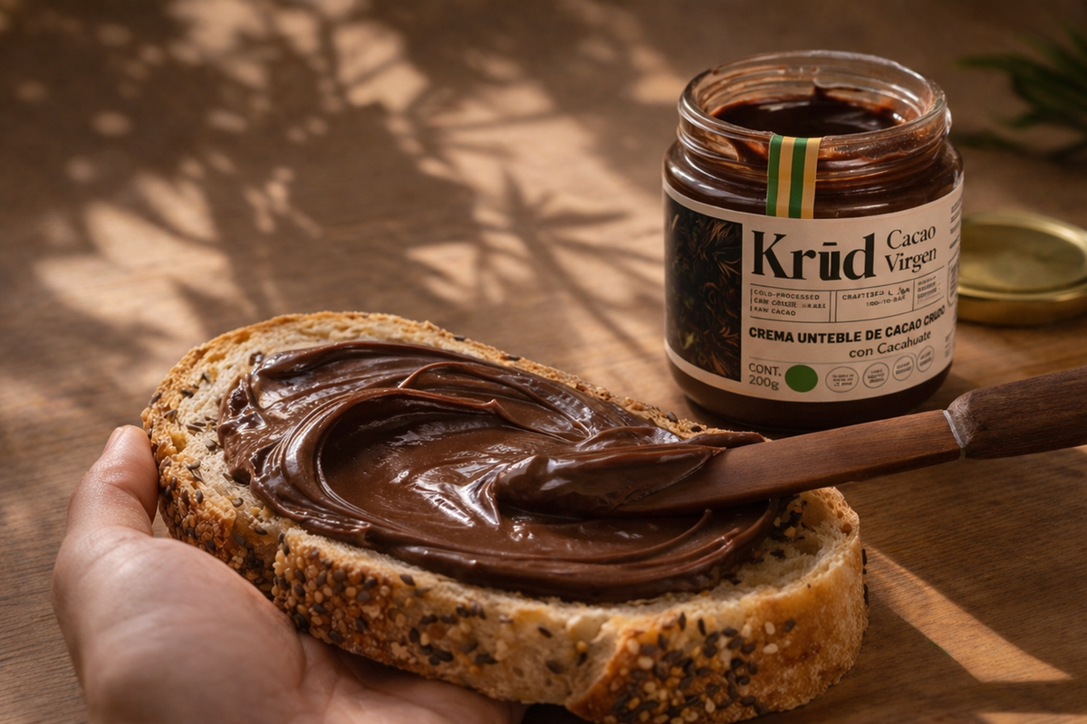 Untable de Cacao Vírgen con Cacahuate