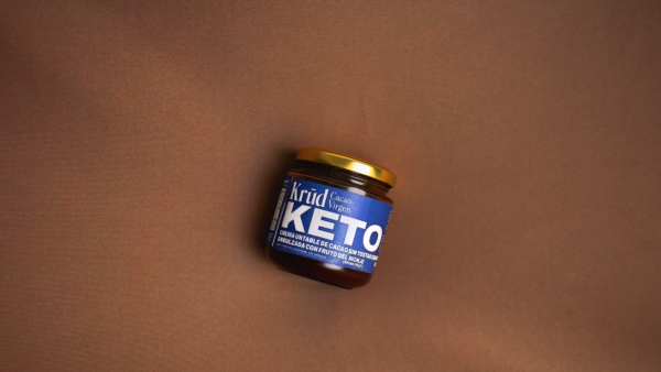CREMA UNTABLE KETO DE CACAO SIN TOSTAR CON AVELLANA Y MONK FRUIT